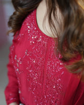 Premium chinon handworked salwar suit